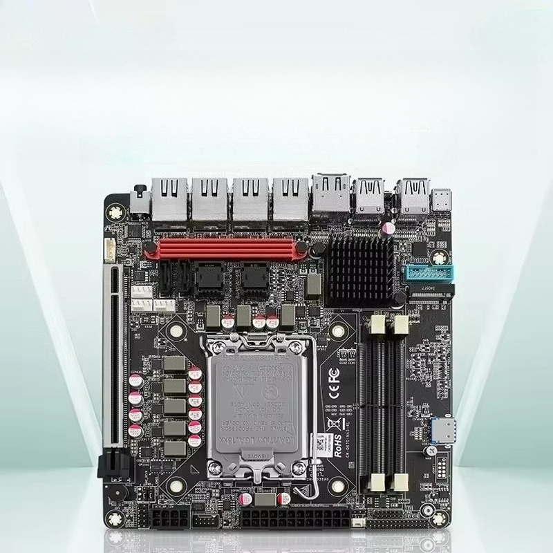 Lga 1700 Ddr5 Itx Motherboard - Intel vPro Q670 NAS-Mainboard, max. 6x