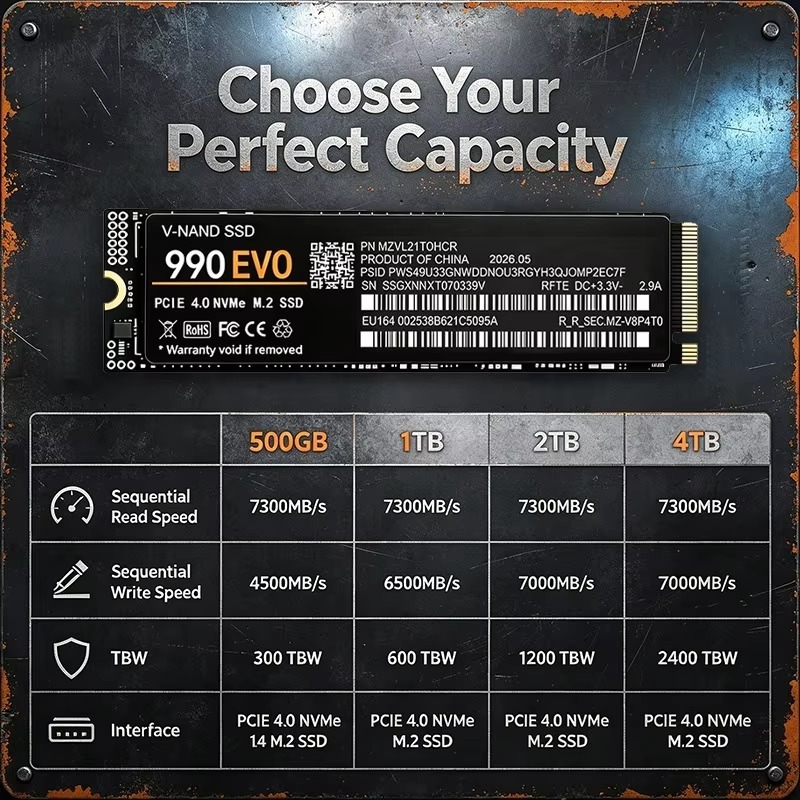 990 EVO M.2 2280 NVMe PCIe 4.0 – M.2 Nvme 4Tb Pcie 4.0 Ssd Bewertung und Preis
